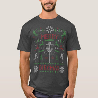 Merry Discmas Diskrom Golf Ugly KerstSweater Par T-shirt