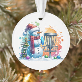 Merry Disk-mas | Disc Golf Gepersonaliseerde Kerst Ornament