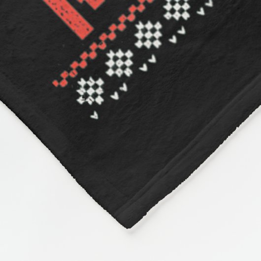 Merry Dogmas Funny Dog Santa Hat Christmas Xmas  Fleece Deken (Hoek)