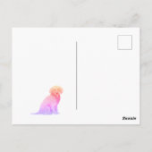 Merry Dogmas Golden Doodle  Postcard Briefkaart (Achterkant)