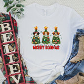 Merry Dogmas Kerst Vrouwen T-shirt