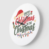 Merry Drepey Christmas Design Klok – Unieke Holid (Hoek)