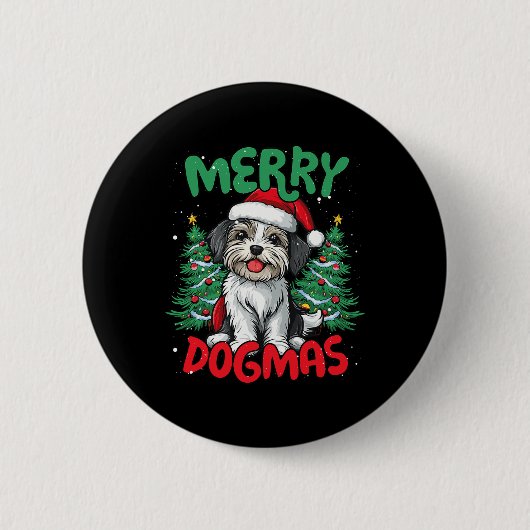 Merry Duckmas Funny Christmas Duck Lover 1 Ronde Button 5,7 Cm (Voorkant)