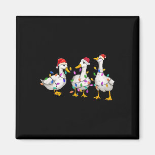 Merry Duckmas Funny Duck Christmas Duck Lover Xmas Magneet