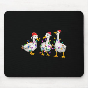 Merry Duckmas Funny Duck Christmas Duck Lover Xmas Muismat