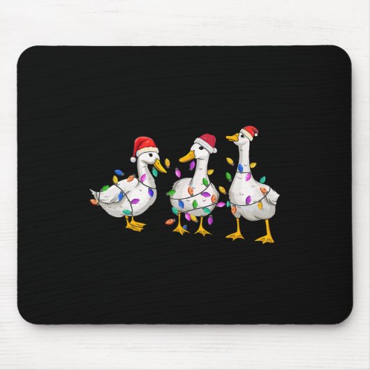 Merry Duckmas Funny Duck Christmas Duck Lover Xmas Muismat (Voorkant)