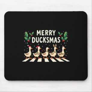Merry Duckmas Santa Hat Xmas Duck Lover Funny Duck Muismat
