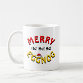 Merry Eggnog (Feestdagen grap) Koffiemok (Links)