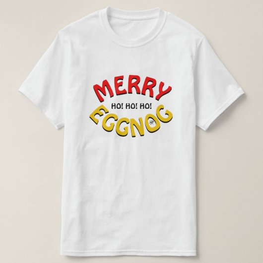 Merry Eggnog! (Feestdagen grap) T-shirt (Design voorkant)