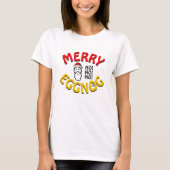 Merry Eggnog! (Feestdagen grap) T-shirt (Voorkant)