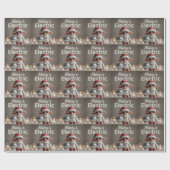 MERRY & ELECTRIC: Whimsical Christmas Elf Doll  Cadeaupapier (Vlak)