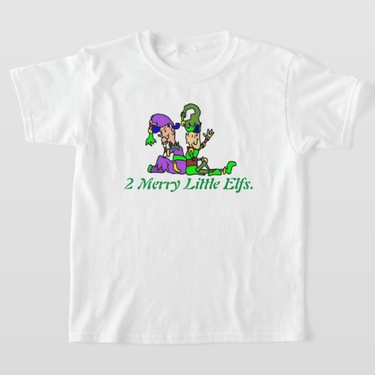Merry elf 1 t-shirt (Laagn)