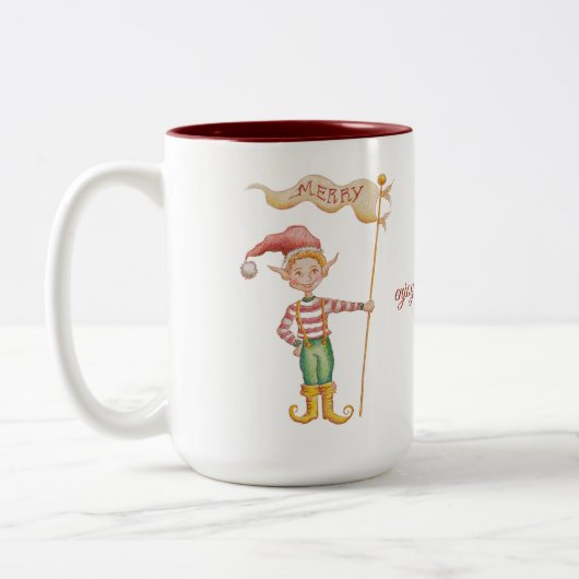Merry Elf Cup of Cheer mok (Links)