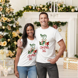 Merry Elfin Christmas Unisex Basic T-shirt