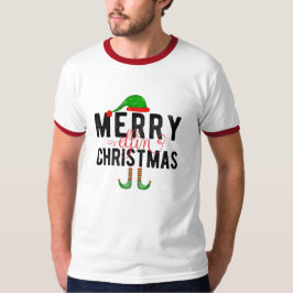 Merry Elfin Kerstmis T-shirt