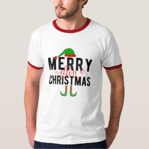 Merry Elfin Kerstmis T-shirt