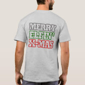 MERRY ELFIN XMAS -.png T-shirt (Achterkant)