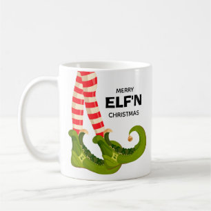 Merry Elf'n Kerstmis Koffiemok