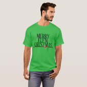 Merry Elf'n kerstT-Shirt T-shirt (Voorkant volledig)