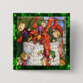 Merry Elves Wrapping Cadeau Button (Voorkant)