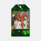 Merry Elves Wrapping Cadeau Gift Labels Cadeaulabel (Achterkant)