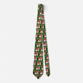 Merry Elves Wrapping Cadeau Necktie Stropdas (Voorkant)
