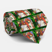 Merry Elves Wrapping Cadeau Necktie Stropdas (Opgerold)