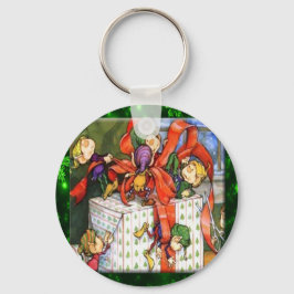 Merry Elves Wrapping Cadeau Sleutelhanger