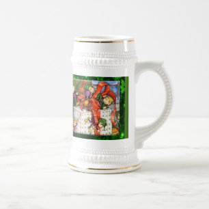 Merry Elves Wrapping Cadeau Stein Bierpul