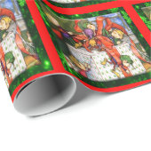 Merry Elves Wrapping Cadeau Wrapping Paper Cadeaupapier (Rol Hoek)