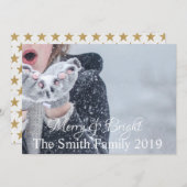 Merry en Bright Aankondiging (Voorkant / Achterkant)