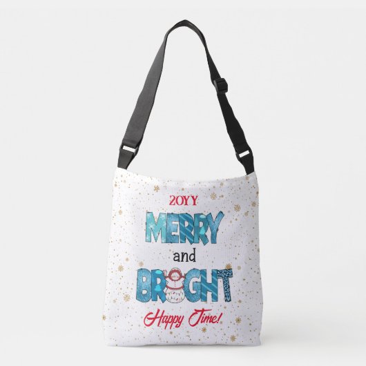 Merry en Bright aanpassen Crossbody Tas (Voorkant)