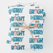 Merry en Bright aanpassen Inpakpapier Vel (In situ)