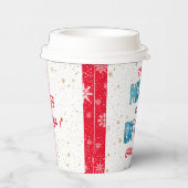 Merry en Bright aanpassen Papieren Bekers (Rechts)