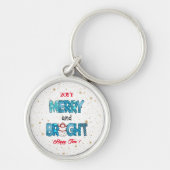 Merry en Bright aanpassen Sleutelhanger (Voorkant)