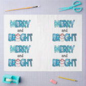 Merry en Bright aanpassen Tissuepapier (Craft)