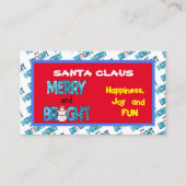 Merry en Bright aanpassen Visitekaartje (Voorkant)