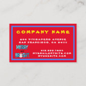 Merry en Bright aanpassen Visitekaartje (Achterkant)