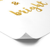 Merry en Bright Art Print (Hoek)