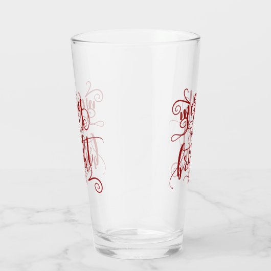 Merry en Bright Bar Glas (Rechts)