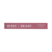 Merry en Bright | Berry  Roos Kerstmis (Individueel)