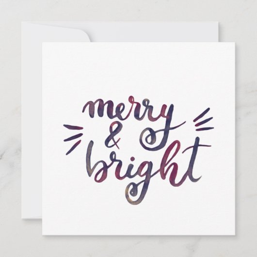Merry en bright - Bourgogne (Voorkant)