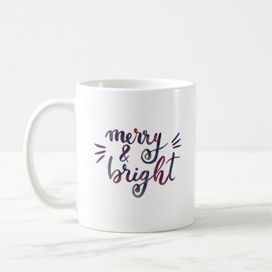 Merry en bright - Bourgogne Koffiemok (Links)