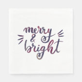 Merry en bright - Bourgogne Servet (Voorkant)