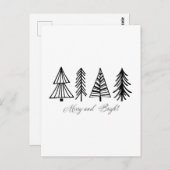 Merry en Bright Briefkaart (Voorkant / Achterkant)