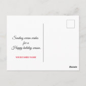 Merry en Bright Briefkaart (Achterkant)