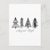 Merry en Bright Briefkaart (Voorkant)