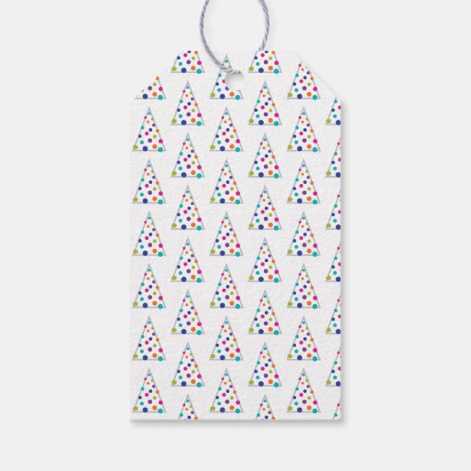 Merry en Bright Cadeaulabel (Achterkant)