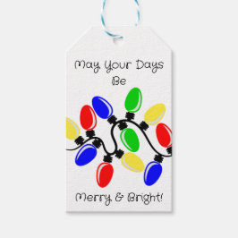 Merry en Bright Cadeaulabel