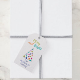 Merry en Bright Cadeaulabel